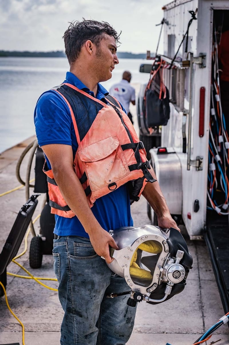 National Marine and Diving Service Photo Project Gallery Call 3214126611 Commercial Diving